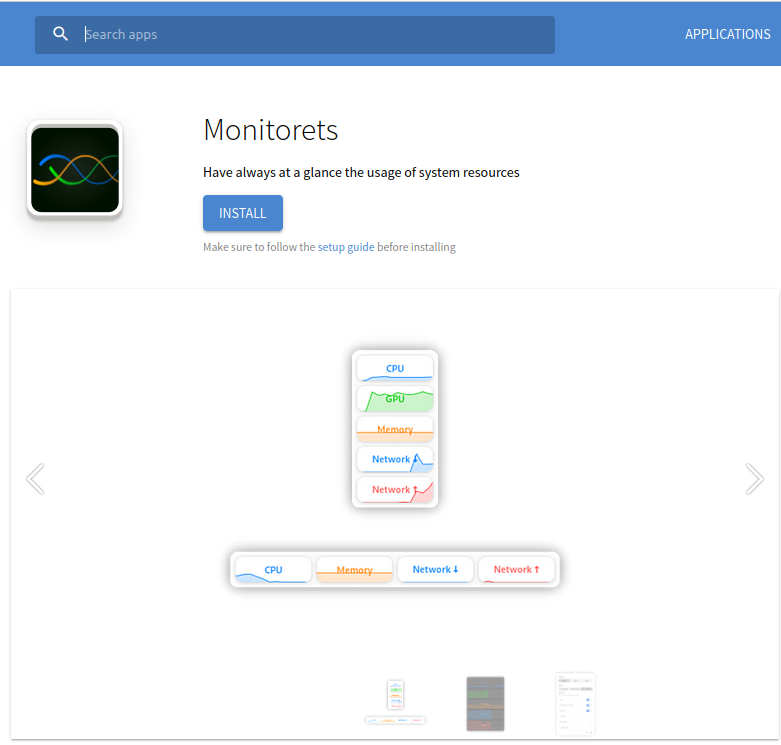 Monitorets details 