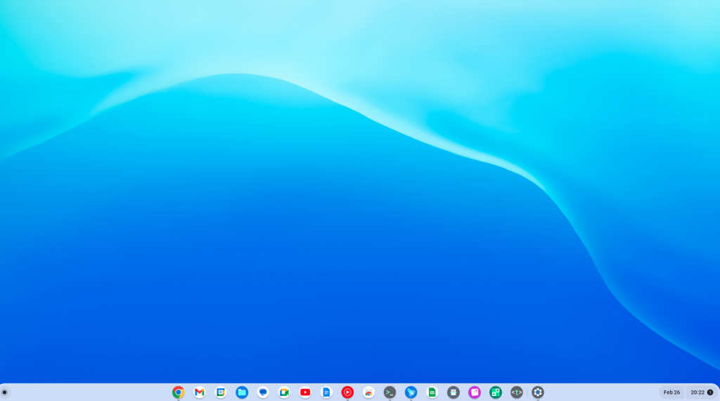 ChromeOS Flex desktop environment