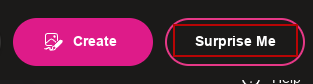Surprise Me button to auto generate prompts