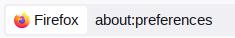 access Firefox settings