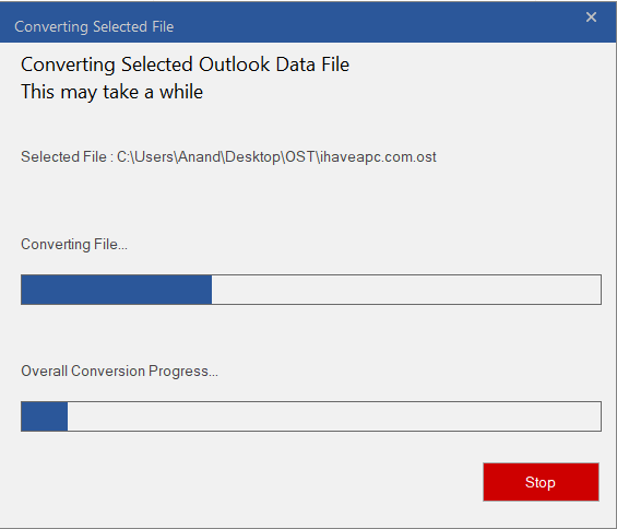 OST to PST conversion with Stellar Converter for OST