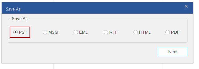 A variety of formats for saving the source OST file