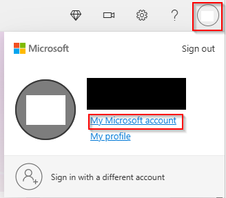 Redirect to Microsoft account from Office 365 page