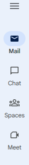 Google Chat and Google Meet enabled in Gmail inbox