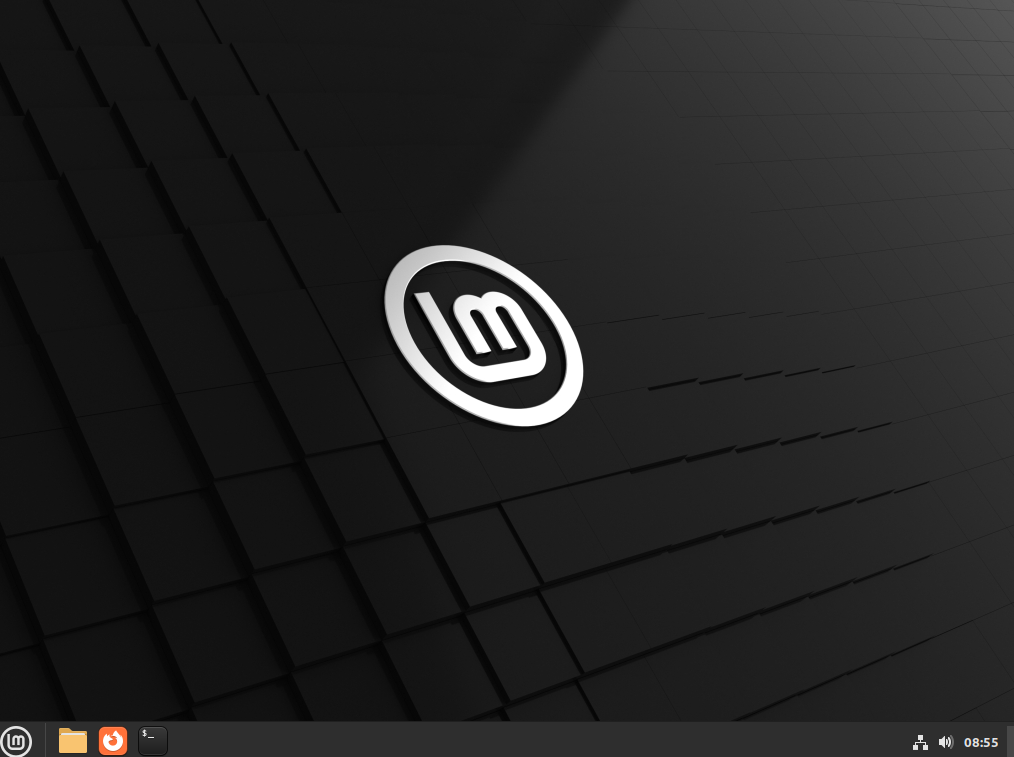 A normal desktop session in Linux Mint Cinnamon