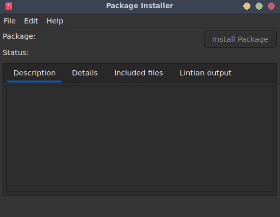 GDebi package installer