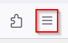 Menu icon in Firefox