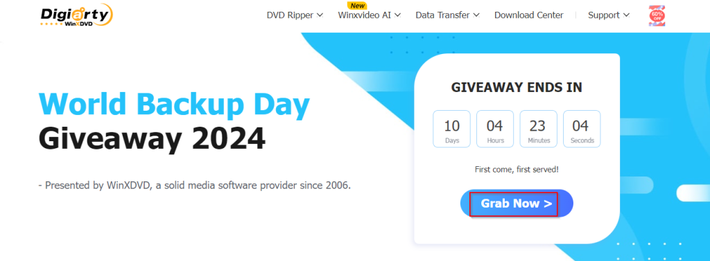 Digiarty World Backup Day 2024 Giveaway