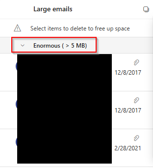 emails with large attachments in outlook.com