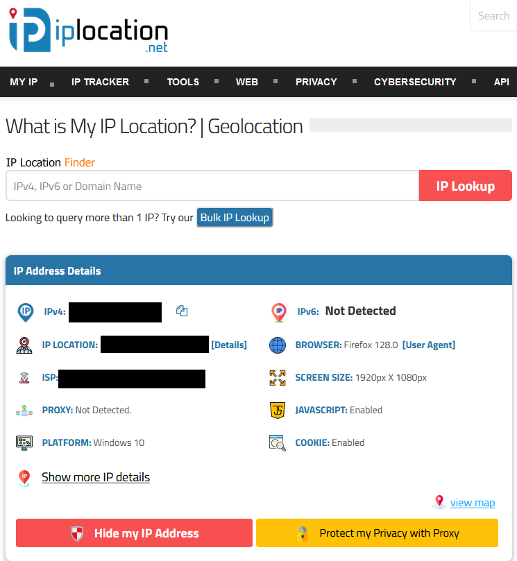 IPLocation.net