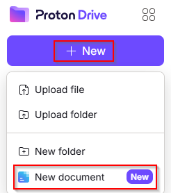 proton docs is a part of proton drive