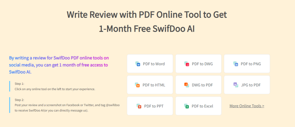 swifdoo ai giveaway participation details