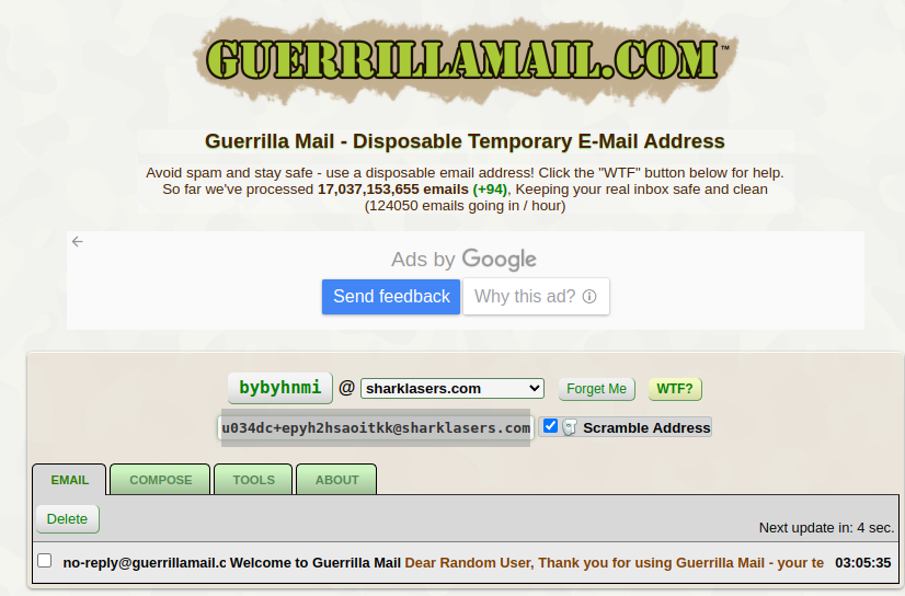 Guerilla Mail