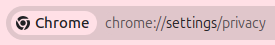 chrome privacy settings