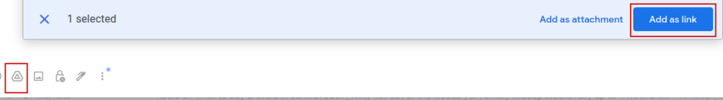 add files as google drive links in gmail
