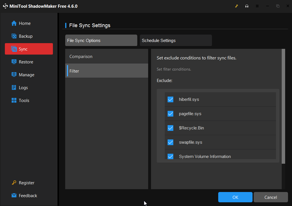 file sync options